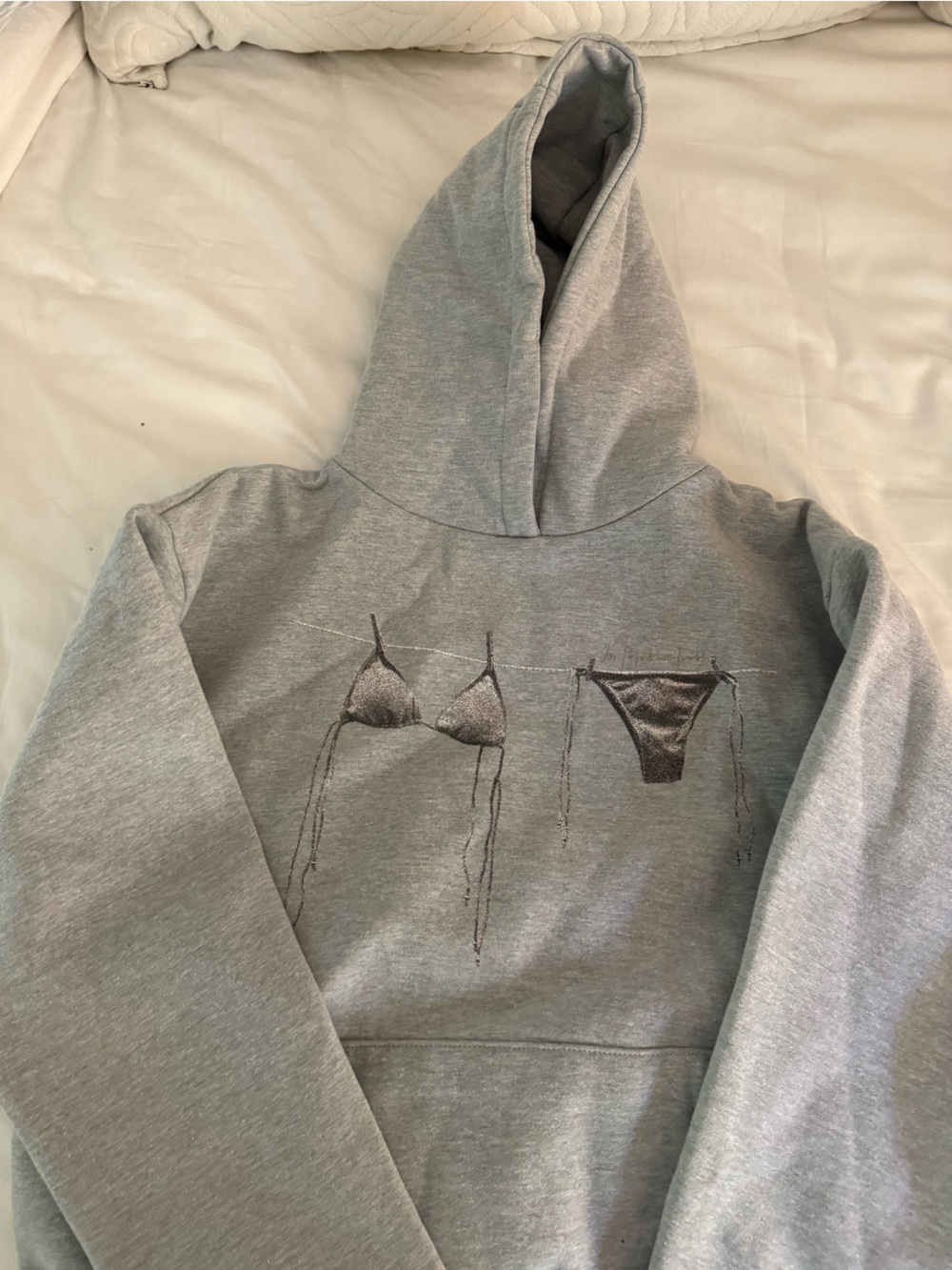 grey Bikini art hoodie